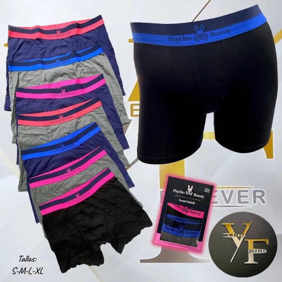 [BX013PS] Boxer Pyscho bunny B013 (S)