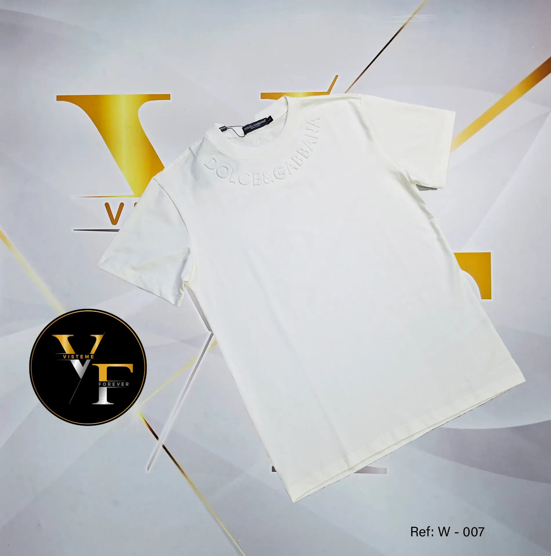 [FRD007BM] Franela Docce G 007 (BLANCO, M)
