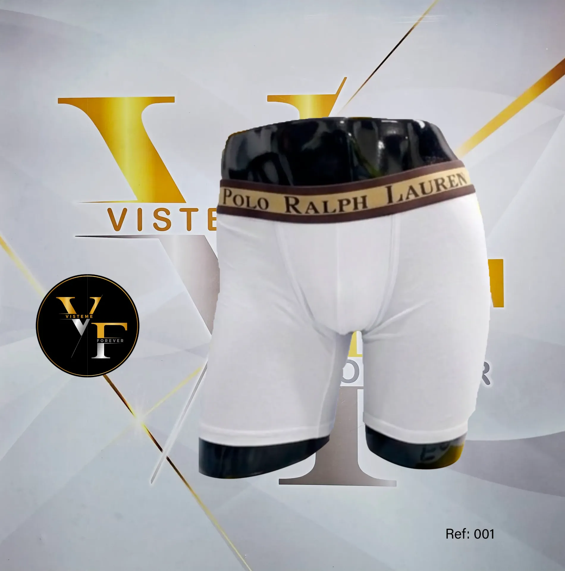 [BXP001BM] Boxer polo B001 (M, BLANCO)
