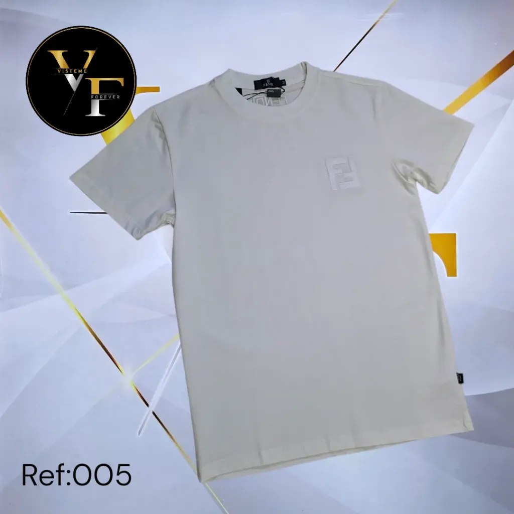 [FRF005BM] Franelas Fendi F005 (BLANCO, M)