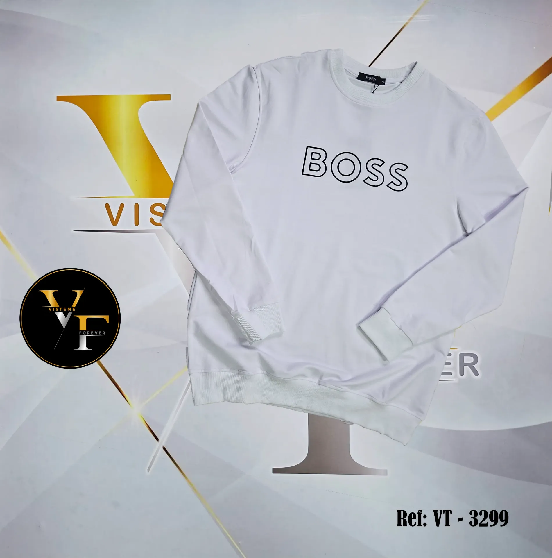 [SUH3299BS] Sueter Hugo Boss 3299 (BLANCO, S)