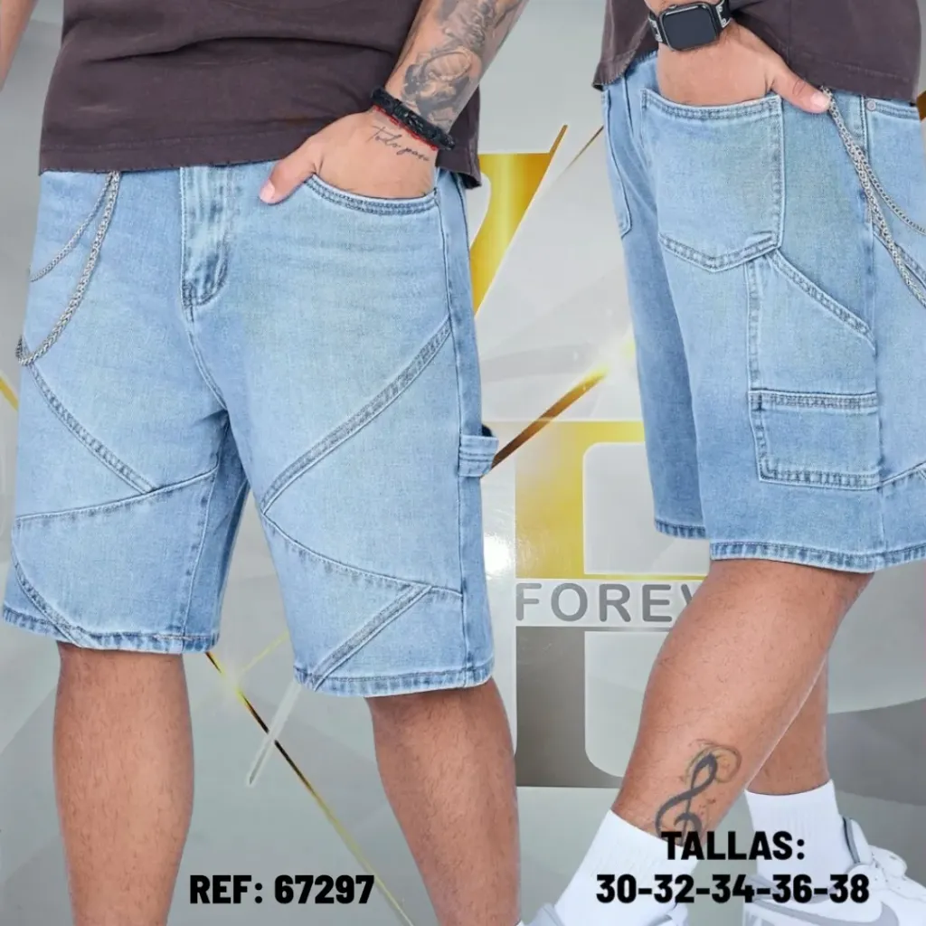 [BR67297MW30] Bermudas de jeans Motwanted 67297 (30)