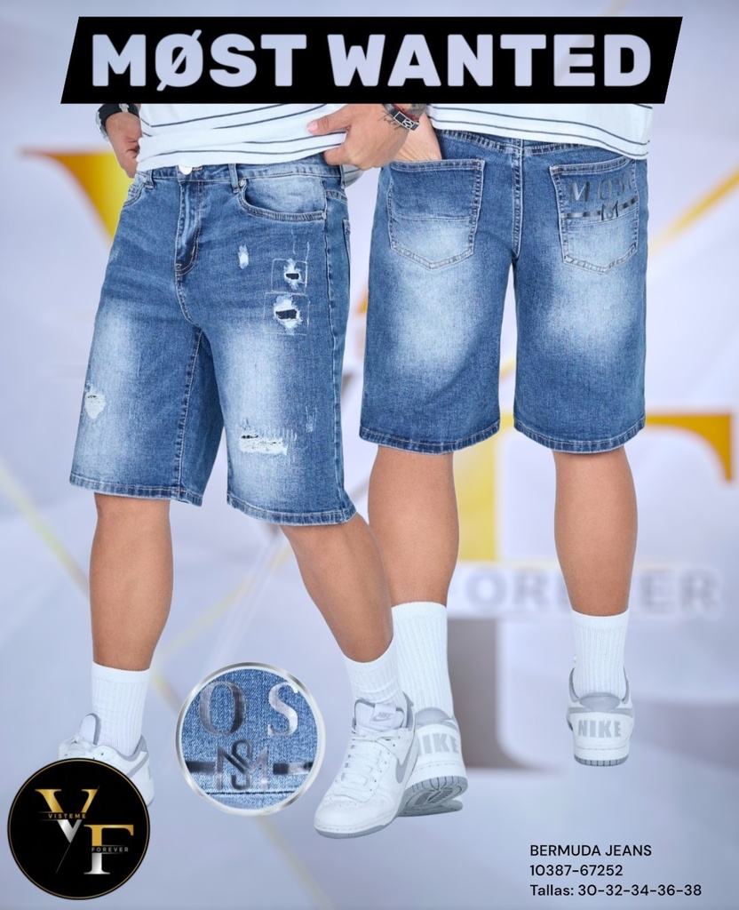 Bermudas Mos Wanted 67252