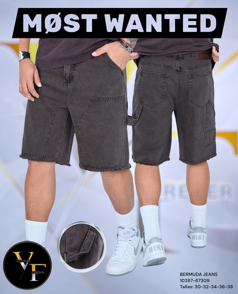 Bermudas De Jeans Mos Wanted 67309