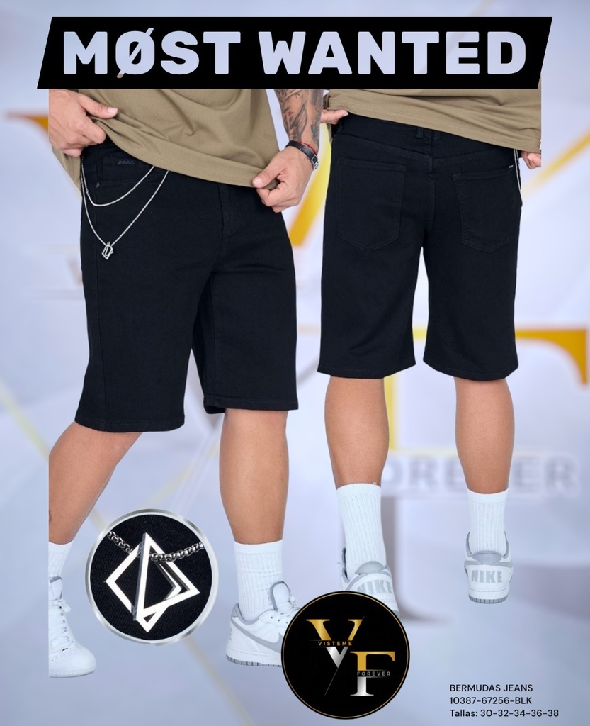 Bermudas De Jeans Mos Wanted 67256