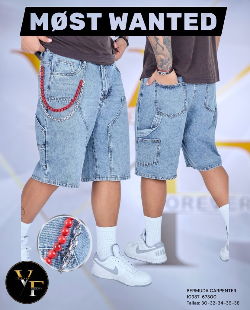 Bermudas De Jeans Mos Wanted 67300
