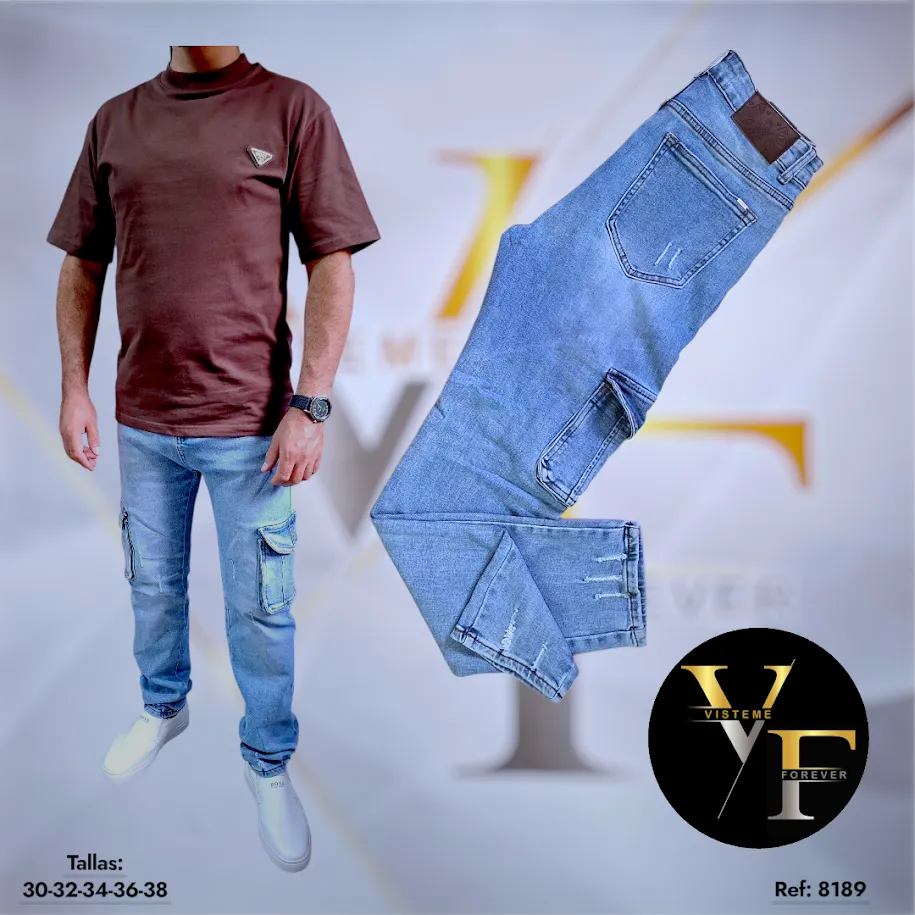 [JN8189M30] Jeans Cargo Mostwanted 8189 (30)
