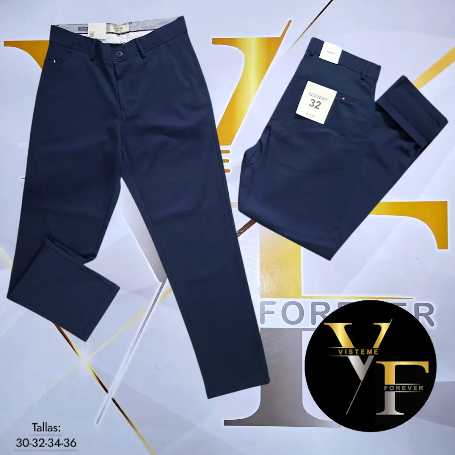 [PE7003AM30] Pantalon de Vestir Estivaneli p7003 (AZUL MARINO, 30)