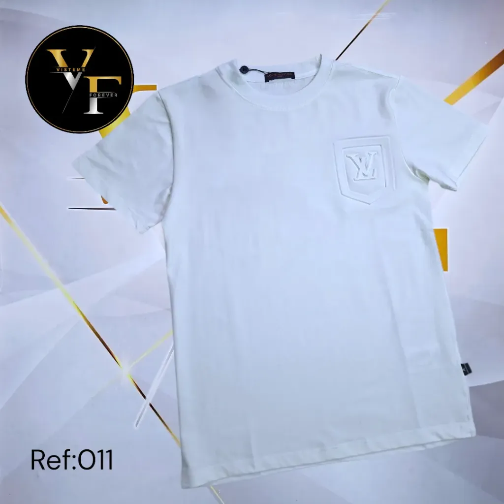 [FNL011BM] Franelas Louis Vuitton 011 (BLANCO, M)