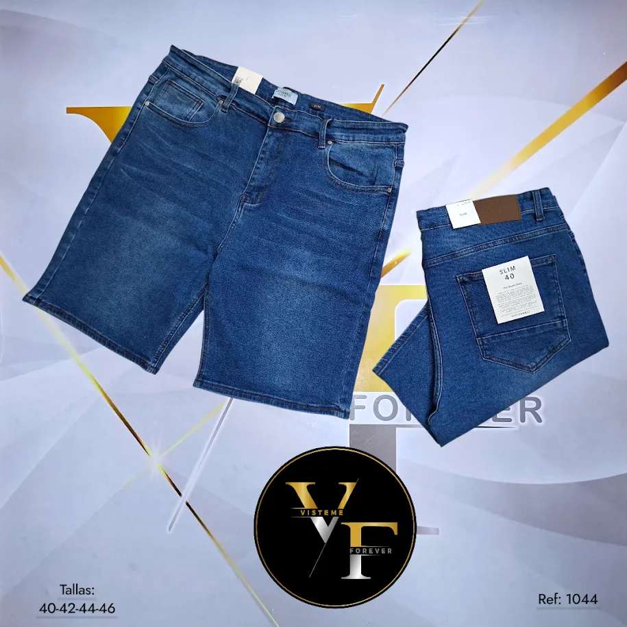 [BRP81044E40] Bermudas de jeans Plus Estivaneli 81044 (40)