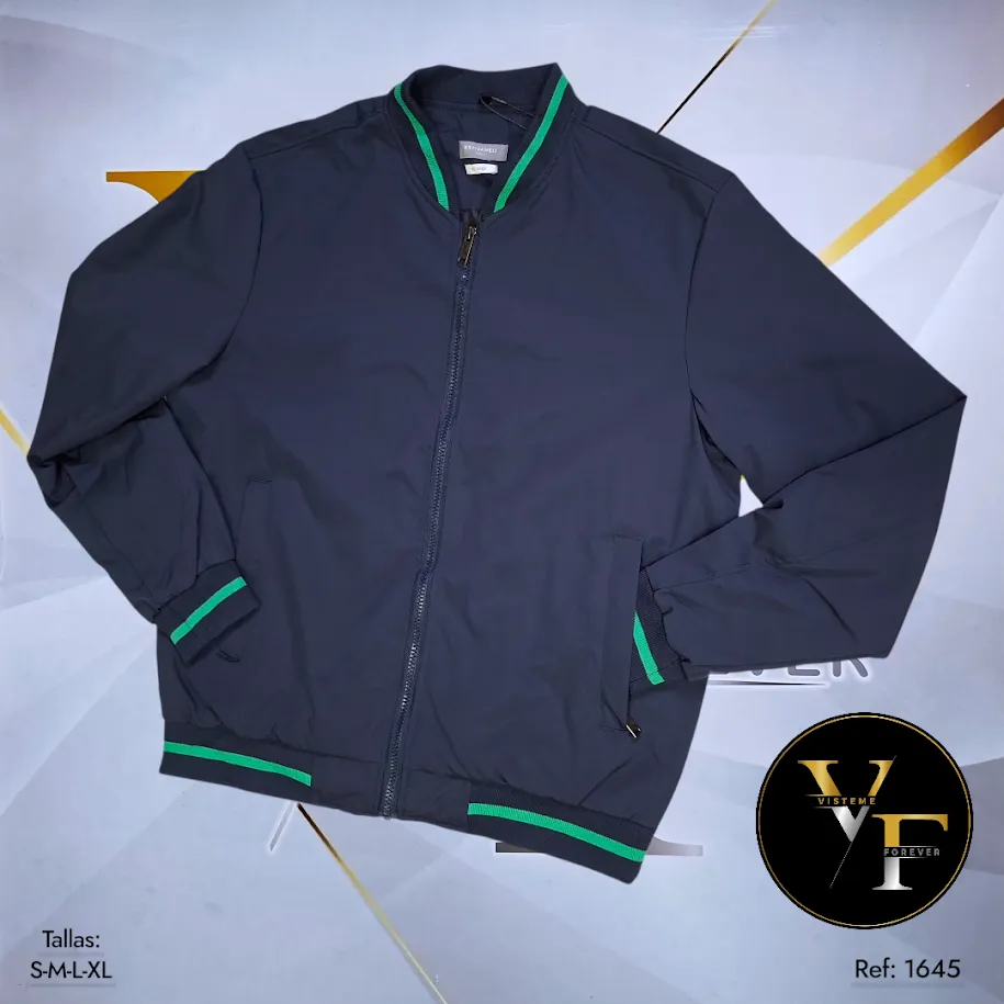 [CQE61644AS] Chaquetas estivaneli 61644 (AZUL MARINO, S)