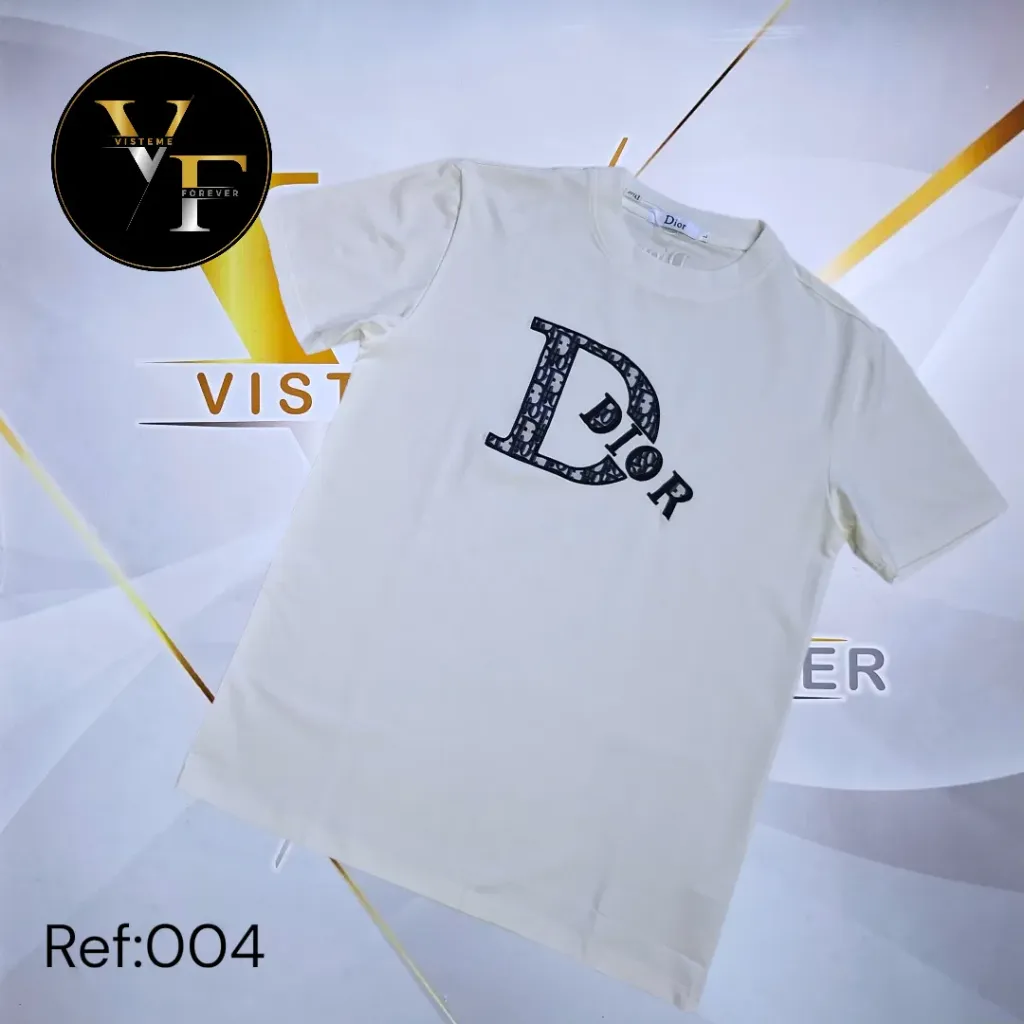 [FND004BM] Franela Dior 004 (BLANCO, M)